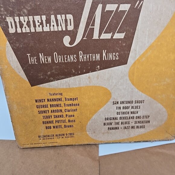 Dixieland Jazz by The New Orleans Rhythm Kings 4 Record Set 45 RPM Vinyl - Picture 5 of 6